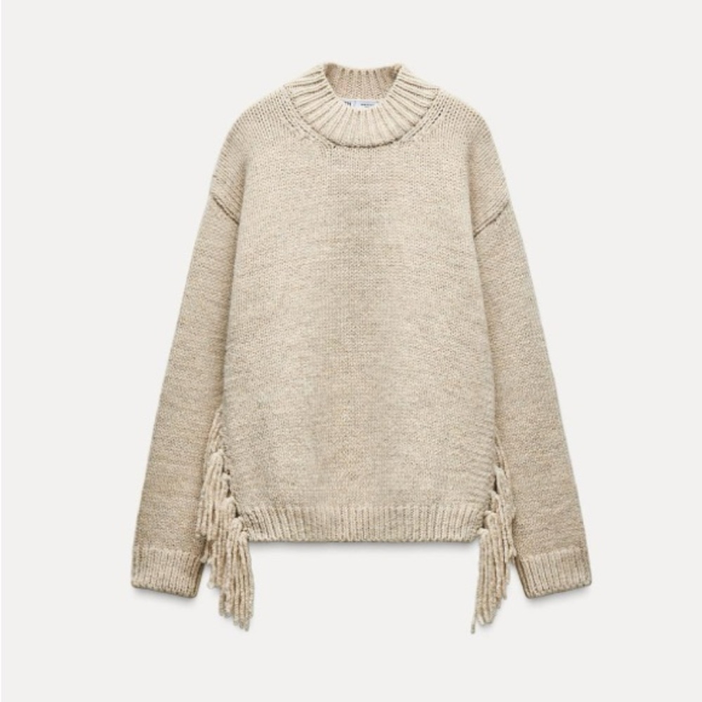 Zara - brand new fringe sweater WITH TAGS